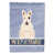 Bull terrier blanc assis sélectionné