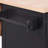 56.5'' Kitchen Island with Drop Leaf, Power Outlet, Embossed Vertical Stripe Rolling Kitchen Cart on Wheels with 4 Doors , 5 Deep Drawers and Adjustable Shelves, for Kitchen, Dining Room-456290366