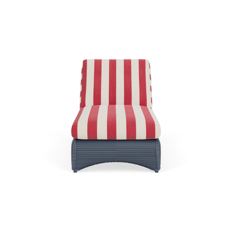 Loom Outdoor Chaise Lounge, Denim Blue, Deering Cadet
