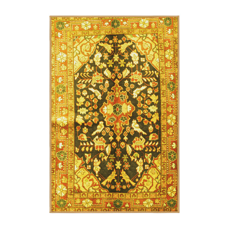 Oriental Indoor Rug, Rectangle 7' x 9'