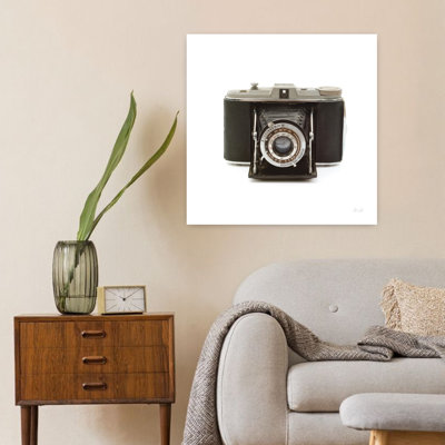 Vintage Camera With Black Camera Art
