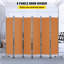 121'' W x 73'' H 6 - Panel Metal Folding Room Divider