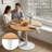 Mid-Century Modern Round Pedestal Dining Table with Finish Top-1961808994-1961808997-1961808993