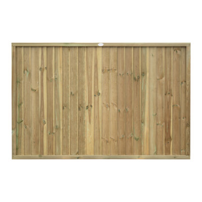 Grange Superior Closeboard Green Vertical 0.9 m Fence Panel