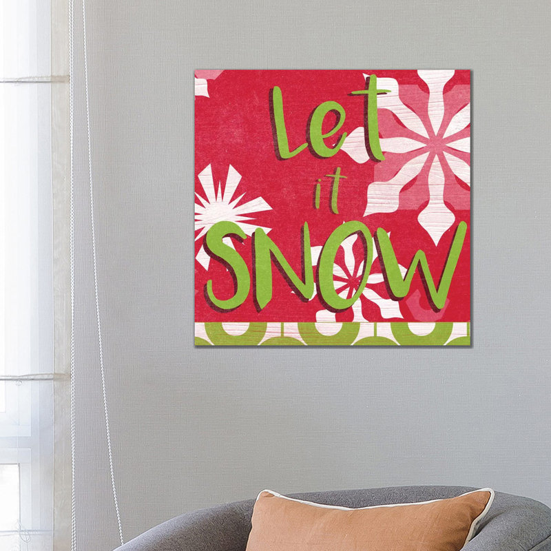 Let's Get Jolly Collection A by June Erica Vess - Wrapped Canvas Print, 66.04 cm H x 66.04 cm W