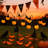 Solar-powered 6-head Pumpkin Light (set Of 4)