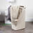  50L Slim Laundry Hamper, Clothes Basket, Lid, Plastic-49635342-111360883