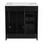 Ensemble de meuble-lavabo autoportant avec cadre en bois 30 po-1157590143