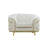 VERX-Flannelette Classic Chesterfield Chair-1754290431