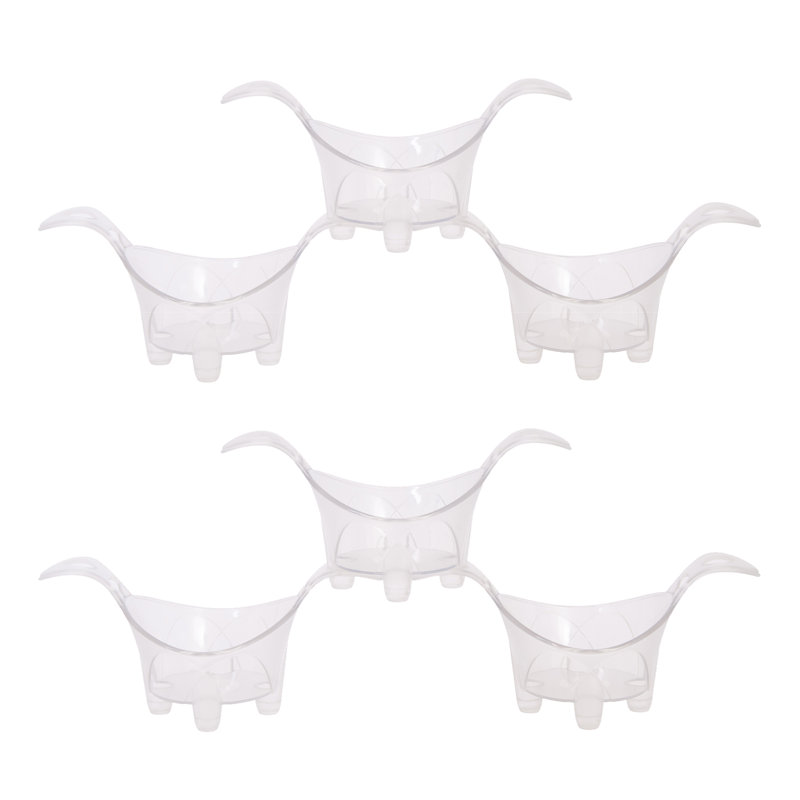 Cupcake Stackers Natural Set Of 2, White