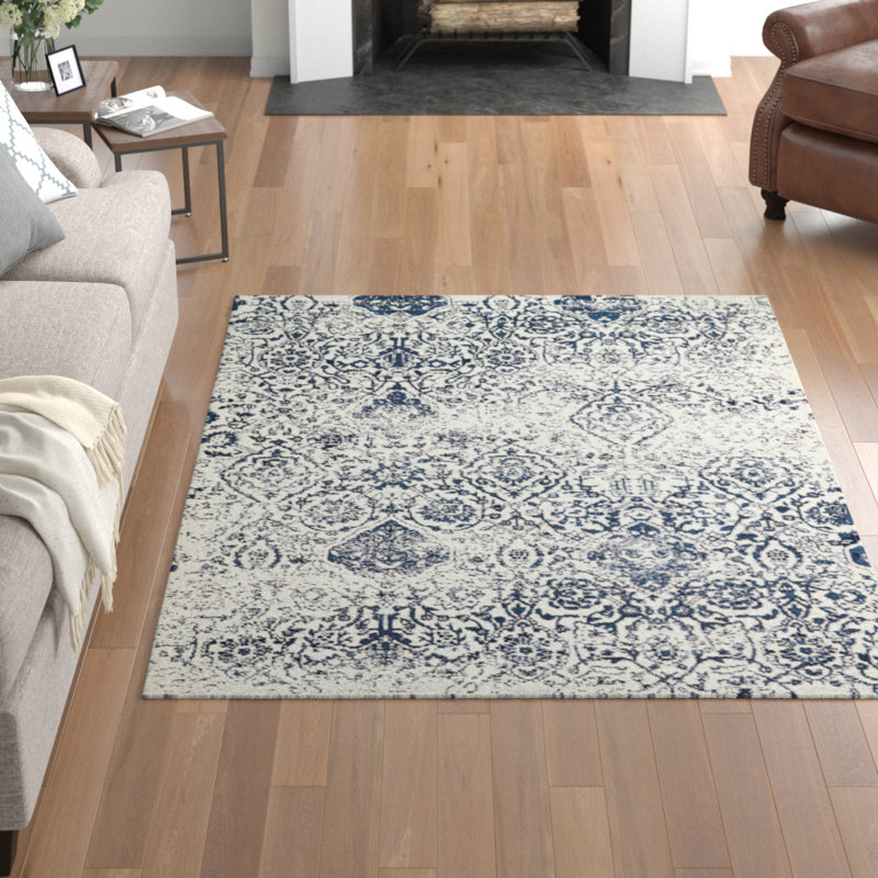 Braidwood Damask Area Rug, Rectangle 152 x 213cm