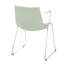 Chaise contemporaine Matcha en chrome et par Lumisource - ensemble de 2-572543280
