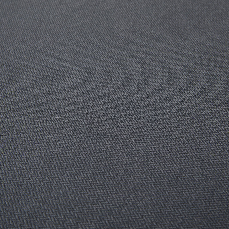Linen Blend Blackout Curtain Panel Pair, 168cm Width x 183cm Drop, Charcoal