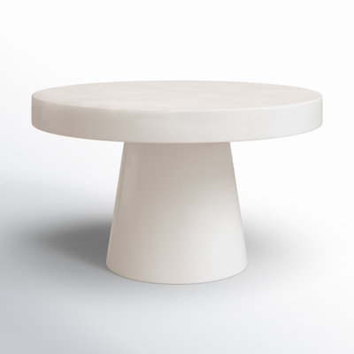 Prevelly 27" Concrete Round Coffee Table