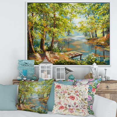 " Autumn Forest With Meandering River "