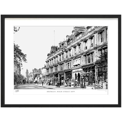 Bromley, High Street 1899 by Francis Frith - Single Picture Frame Print