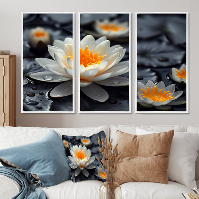 Geiser - Ensemble de décoration murale Lotus