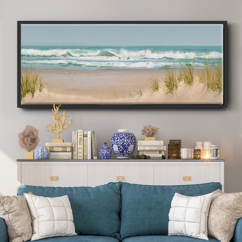Joyau de surf - toile encadrée, Noir, H 12 po x l 30 po x P 1,5 po