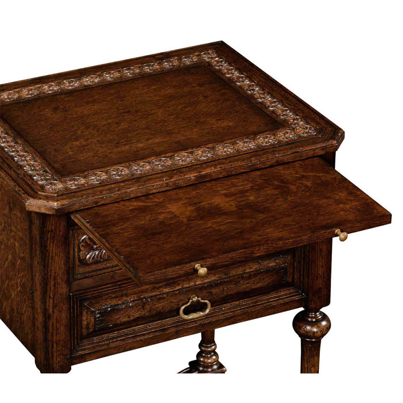 Sherwood Oak 24'' W Solid Wood Console Table