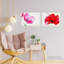 Pink Red Poppy Flowers Delicate - 2 Piece No Frame Print Set-88622340