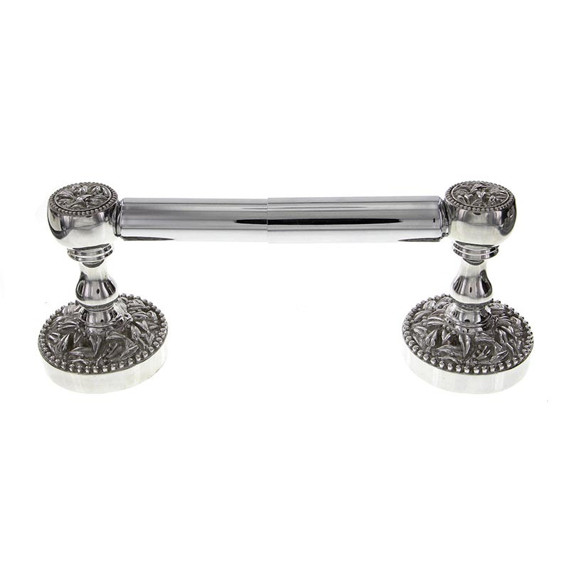 San Michele Wall Mounted Toilet Paper Holder, Polished Silver