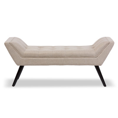 Linen Upholstered Bench