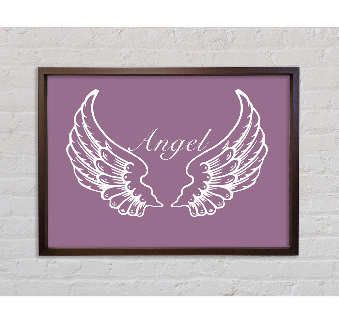 Angel Wings Dusty Pink - Druck