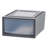 IRIS Stackable Plastic Drawers, Gray-1265910688-1265910690