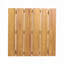 Table d'appoint d'extérieur carrée en bois