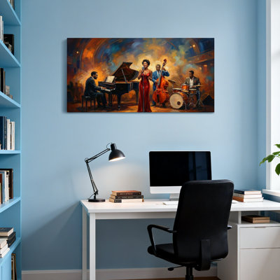 «Abstract Jazz Band», reproduction d'art sur toile