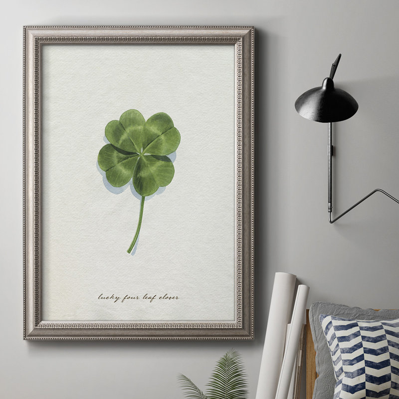 «Lucky Charm I», peinture sur toile encadrée, H 20 po x l 16 po