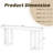 Geometric Design Console Table With Solid Pine Legs,Suitable For Entryway-197857159