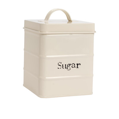 Harbour Housewares - Vintage Metal Kitchen Sugar Canister