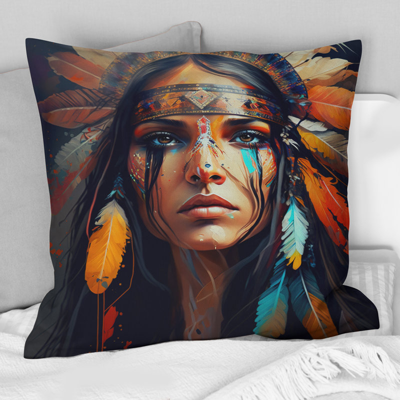 Coussin Colorful, H 18 po x l 18 po