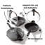 6 - Piece Non-Stick Aluminum Cookware Set