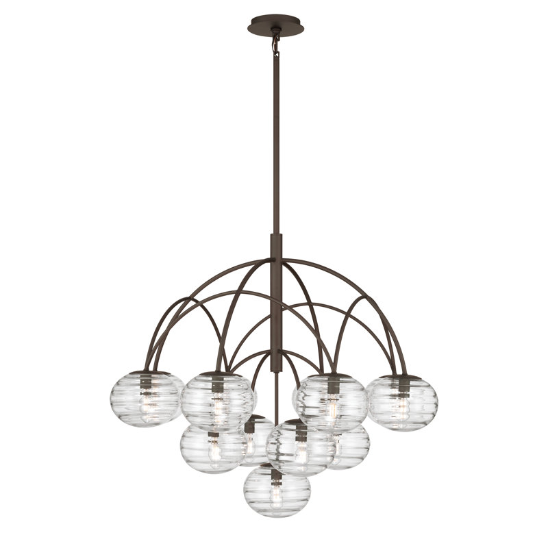 Lenora 34.25" 13-Light Chandelier, 13 Lights, 29" H x 34.25" W x 34.25" D