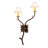 22" Wide Lone Pine 2 Light Right Wall Sconce
