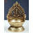 Handmade 5-Inch Brass Ganesha Lamp Diya – Small Hindu Oil Lamp with Lord Ganesha for Puja, Meditation, Home Decor