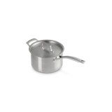 Le Creuset Essential Stainless Steel Round Saucepan With Lid, 4 Qt.