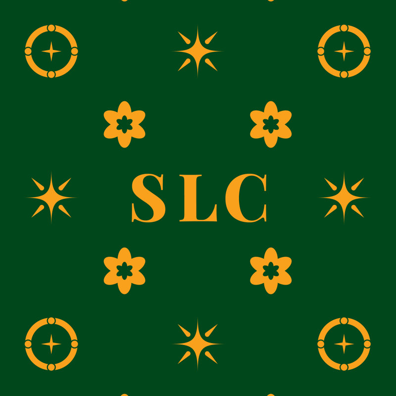 Coussin en coton Salt Lake City, Salt Lake City or / vert, H 26 po x l 26 po