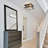 Deanna 3-Light 11" Modern Lantern Glass Flush Mount with Metal Frame