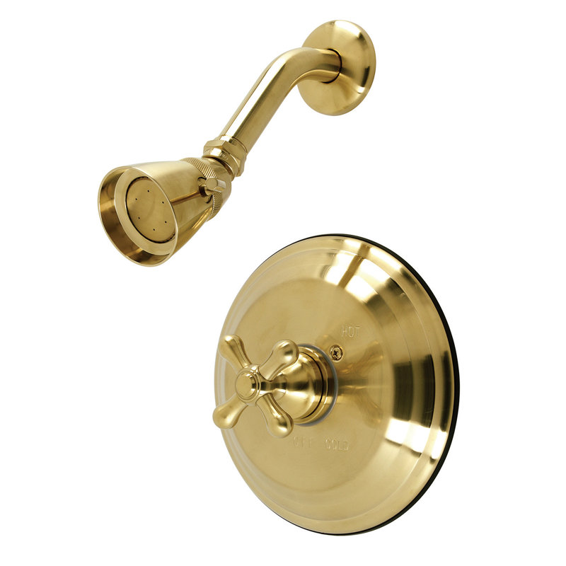 Robinet de douche à pression équilibrée Kingston, Laiton brossé