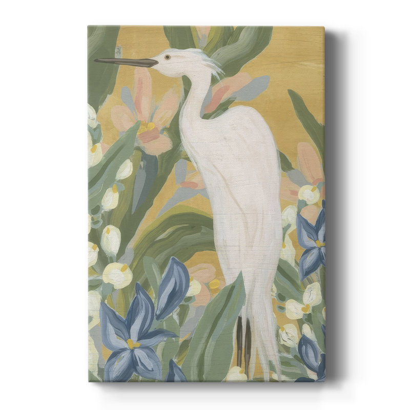 Aigrette florale I - galerie Cavas sur mesure, H 60 po x l 40 po
