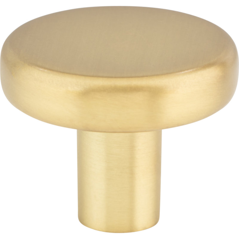 Gibson 1 1/4" Diameter Mushroom Knob, Brushed Gold