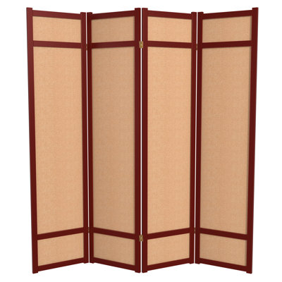 Clarke 6 ft. Tall Jute Room Divider by World Menagerie