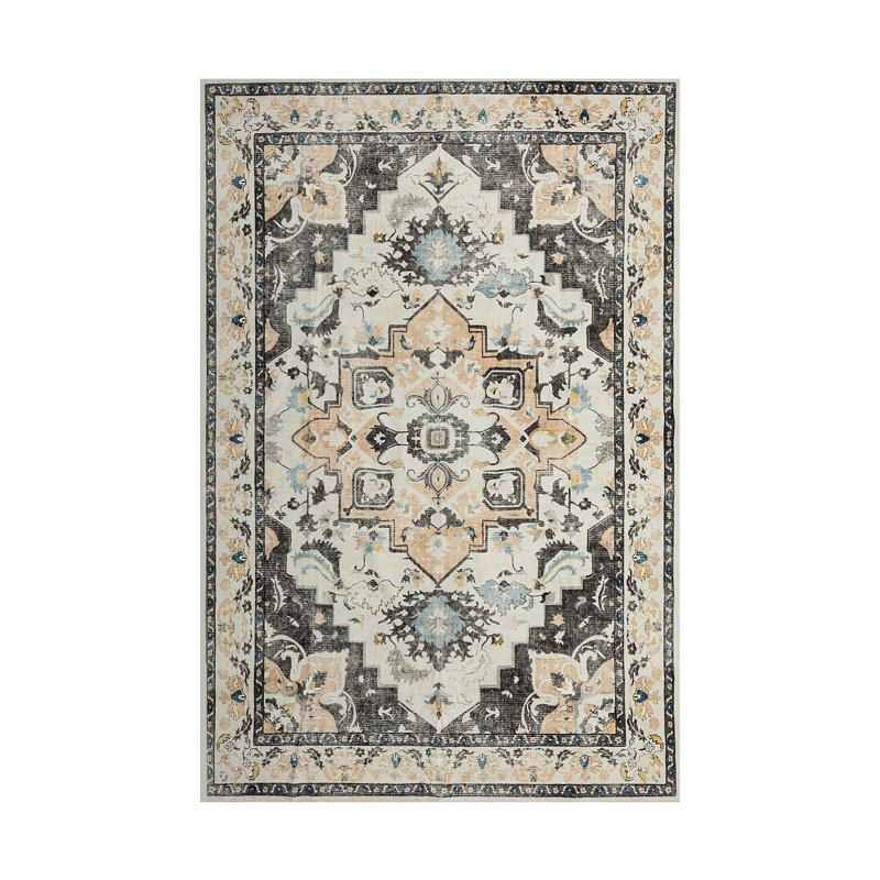Tapis rectangulaire Somerby avec envers antidérapant, Rectangle 6 pi x 9 pi