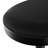 Corrigan Studio® 2 Piece Backless Adjustable Fabric Bar Stool In Black With Black Base