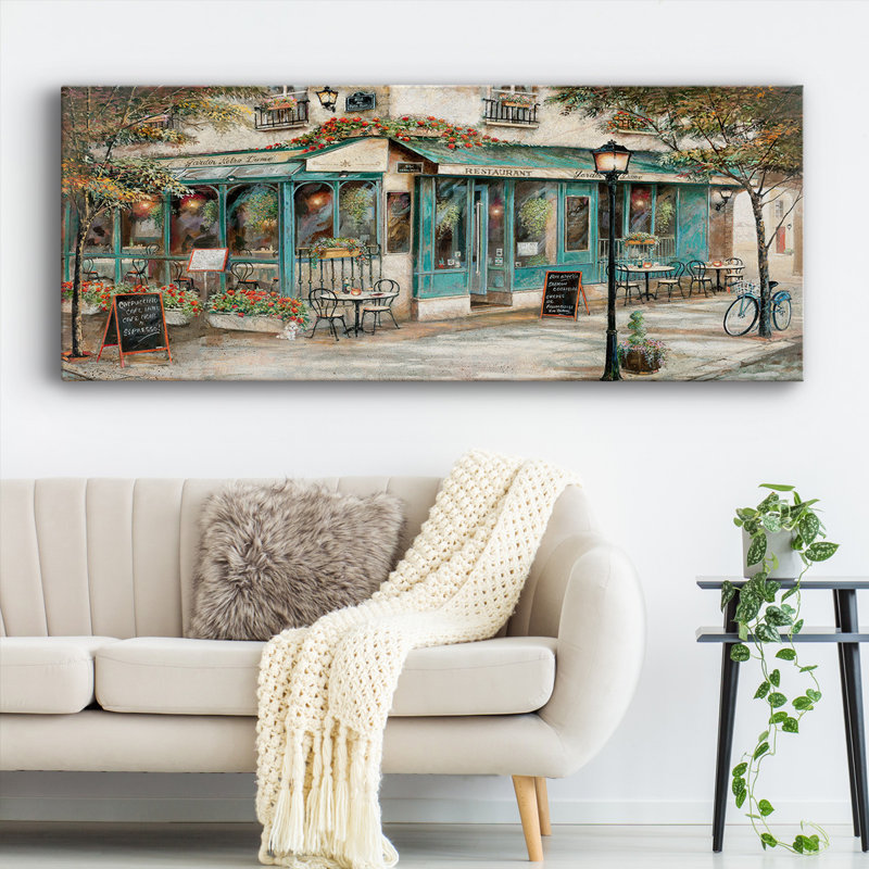 Rue due Jardin-Gallery, toile tendue, H 12 po x l 30 po x P 1,5 po