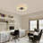 20" Dimmable Crystal Ceiling Fan With Led Light And Remote Control