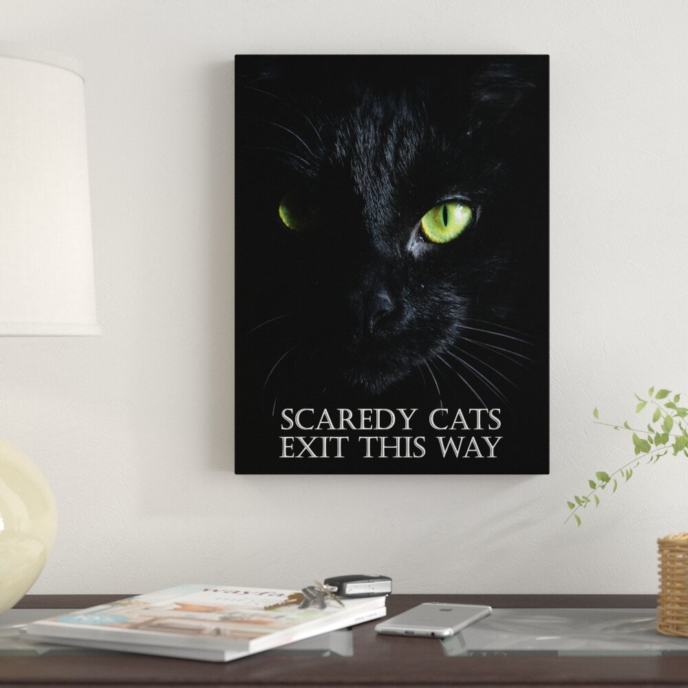 Black Cat Painting // Giclee Print // Black Cat // Autumn Color //  Halloween // Cat Art // Cat Decor // Cat Wall Art // Digital Art // Cats 